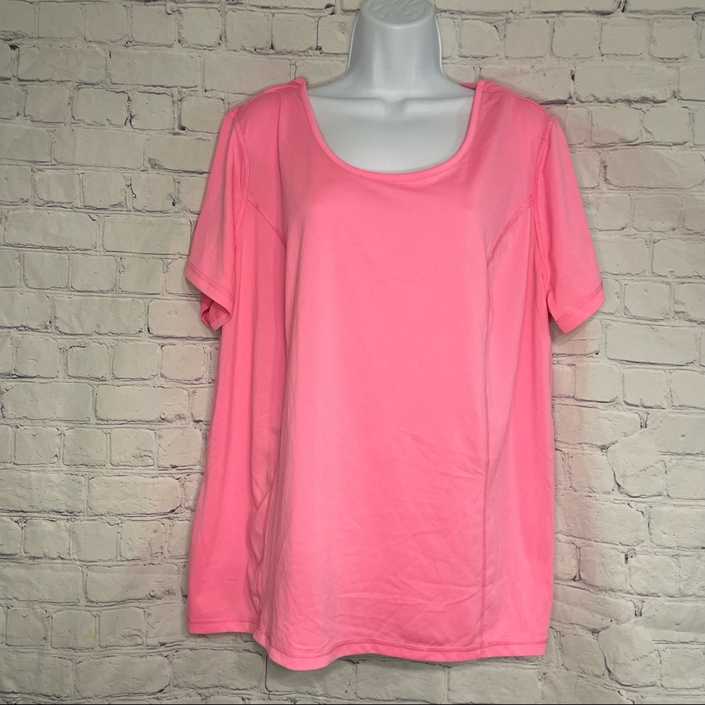 Danskin Now Pink Athletic T-shirt 2X